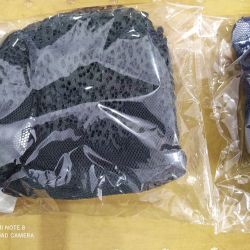 Cami inner net lace bra , criss-cross straps on back side, front neck v shape,size-34 , colour-5.