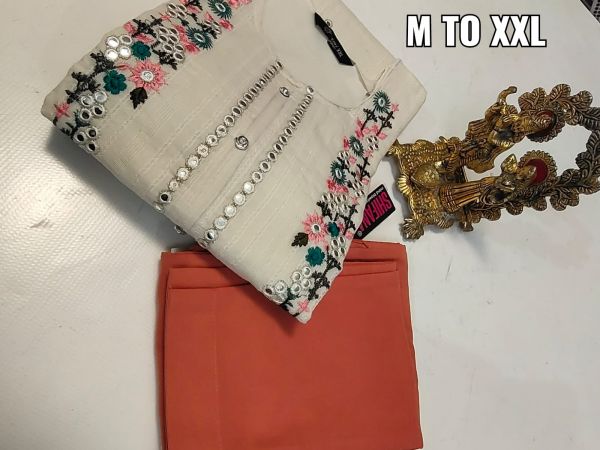 *KURTI PENT*  *STAYLISH 100*%  *COTTON KURTI*   *BEAUTIFULL WORK  KURTI WITH PENT*(var)  * KURTI IN COTTON FULL INNAER*  *SIZE S M L XL XXL* *LOW PRICE GARRENTY*  *BOOK FAST*  READY STOCK