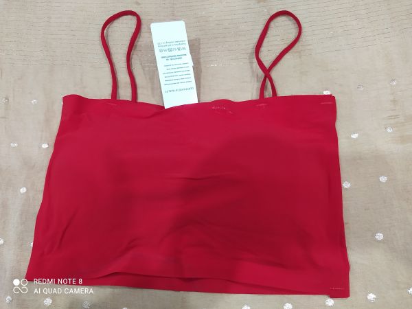 Soft padded half inner with round straps, size-30-34 colour-3