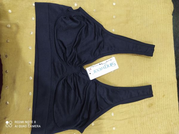 Long v neck sports bra , imported fabric, colour-5 ,size- 32-36-