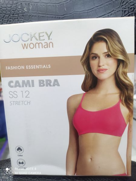 Jockey cami Bra ss12 (size-32,34,36:-B) (32B/36B -white2) (32/34/36B-black3)(34B-skin1)(36B-steel grey1)