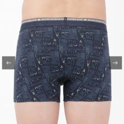 JOCKEY MEN'S SUPER COMBED COTTON Elastane Stretch Printed Trunk(2 Pcs Pack)