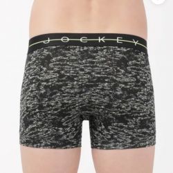 JOCKEY MEN'S SUPER COMBED COTTON ELASTANE STRETCH FABRIC PRINTED TRUNK(2 PCS PACK)