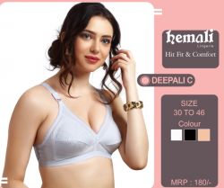 HEMALI WOMEN NON PADED C CUP COTTON BRA (DEEPALI)
