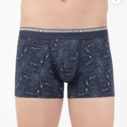 JOCKEY MEN'S SUPER COMBED COTTON Elastane Stretch Printed Trunk(2 Pcs Pack)