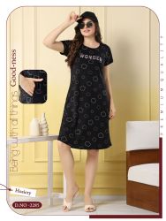 NEW BHUWAL WOMEN HOSIERY HALF NIGHTY(3XL)