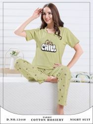Women Cotton Hosiery Night Suit