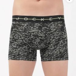 JOCKEY MEN'S SUPER COMBED COTTON ELASTANE STRETCH FABRIC PRINTED TRUNK(2 PCS PACK)