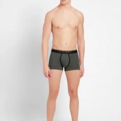 JOCKEY MEN'S SUPER COMBED COTTON RIB SOLID TRUNK(4 PCS PACK)