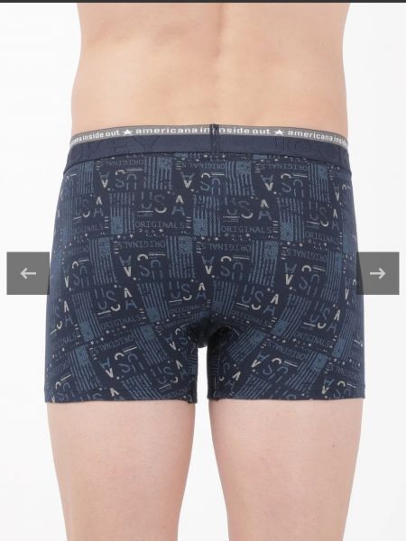 JOCKEY MEN'S SUPER COMBED COTTON Elastane Stretch Printed Trunk(2 Pcs Pack)