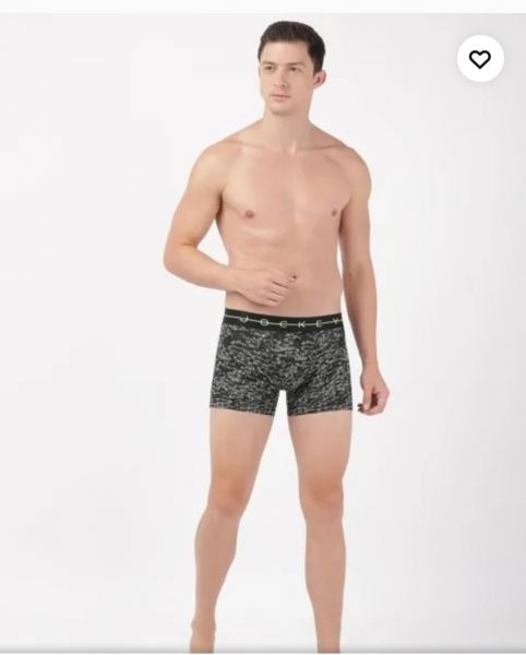 JOCKEY MEN'S SUPER COMBED COTTON ELASTANE STRETCH FABRIC PRINTED TRUNK(2 PCS PACK)