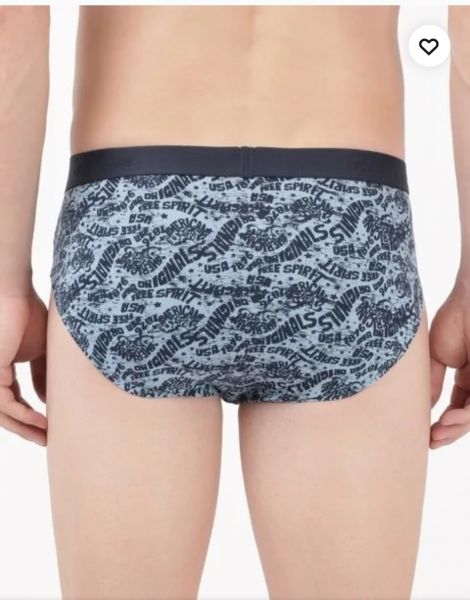 JOCKEY MEN'S SUPER COMBED COTTON PRINTED BRIEF(3 PCS PACK)