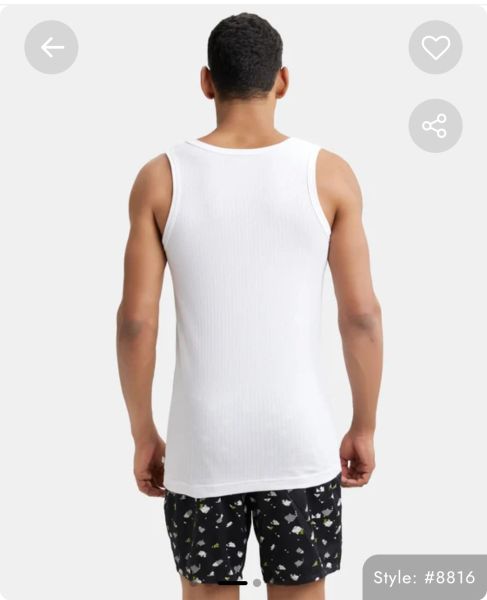 JOCKEY SUPER COMBED COTTON SLEEVELESS VEST(4 PCS PACK)
