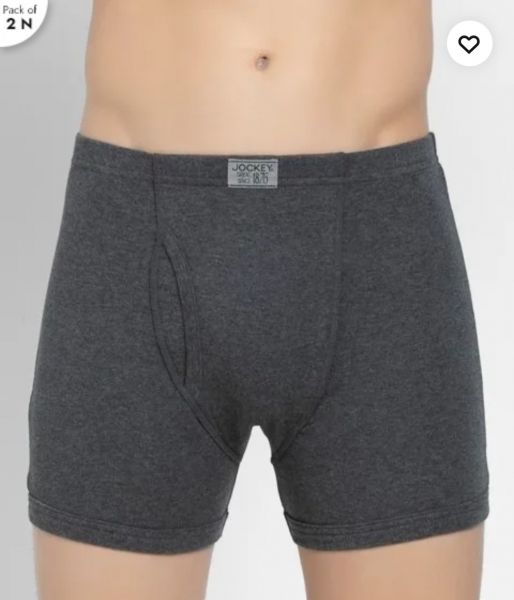 JOCKEY MEN'S SUPER COMBED COTTON RIB SOLID BOXER BRIEF(4 PCS PACK)