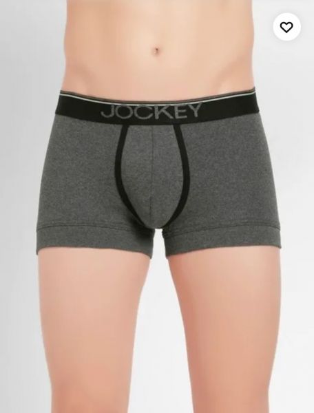 JOCKEY MEN'S SUPER COMBED COTTON RIB SOLID TRUNK(4 PCS PACK)