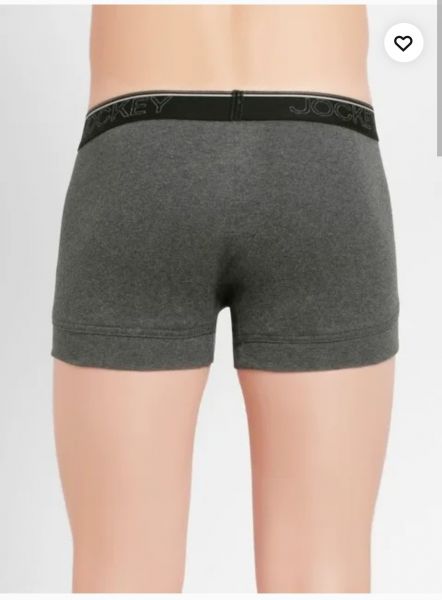 JOCKEY MEN'S SUPER COMBED COTTON RIB SOLID TRUNK(4 PCS PACK)