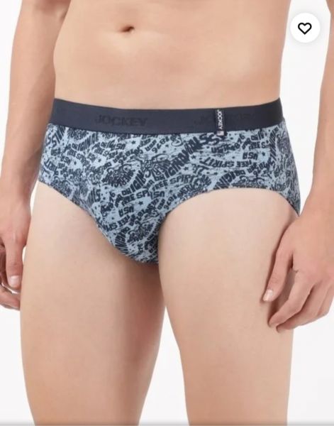 JOCKEY MEN'S SUPER COMBED COTTON PRINTED BRIEF(3 PCS PACK)