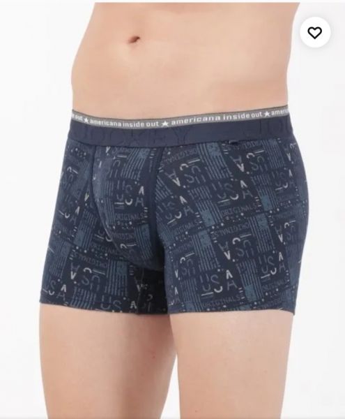 JOCKEY MEN'S SUPER COMBED COTTON Elastane Stretch Printed Trunk(2 Pcs Pack)