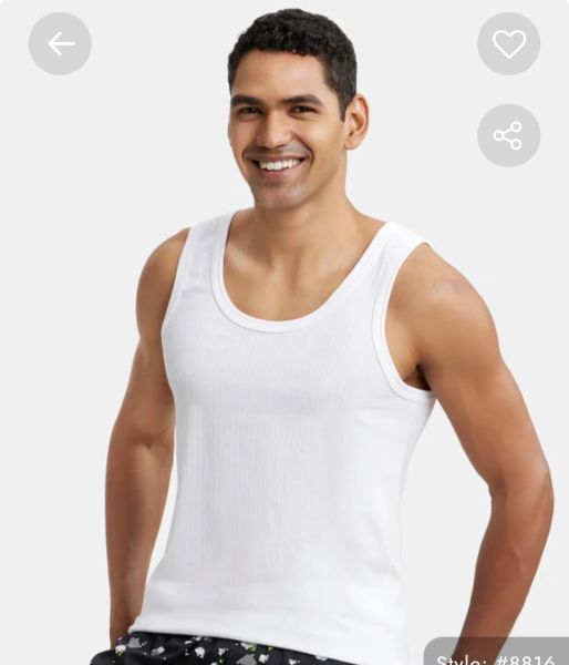 JOCKEY SUPER COMBED COTTON SLEEVELESS VEST(4 PCS PACK)