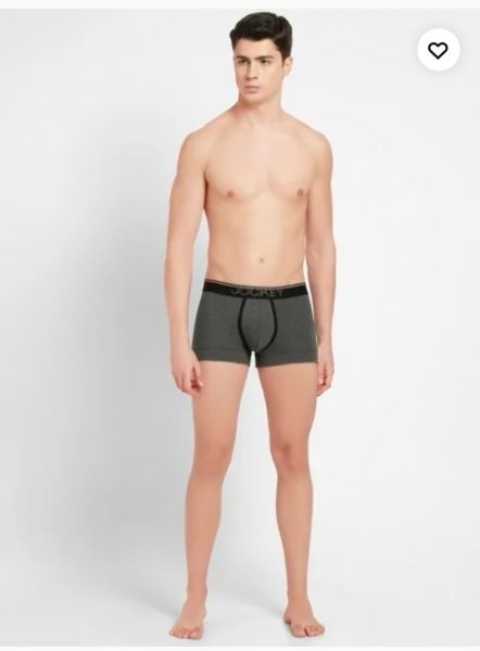 JOCKEY MEN'S SUPER COMBED COTTON RIB SOLID TRUNK(4 PCS PACK)