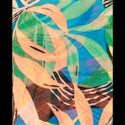 SIFFON FLOWER PRINT