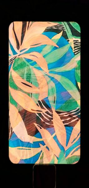 SIFFON FLOWER PRINT