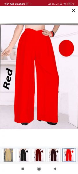 Multicolour plazzo XXL size for ledies