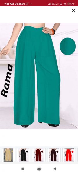 Multicolour plazzo XXL size for ledies