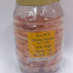 Orange candy 250gm jar