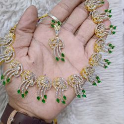 White stock silver colour set