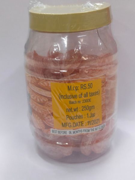 Orange candy 250gm jar