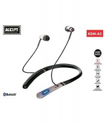 KDM  A2 50 h music time Bluetooth Neckband Sport in-Ear with 50 Hours of Music Playtime with mic