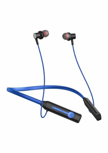 KDM A1- Colour 30H Music Time Neckband Headphone Bluetooth Headset Blue