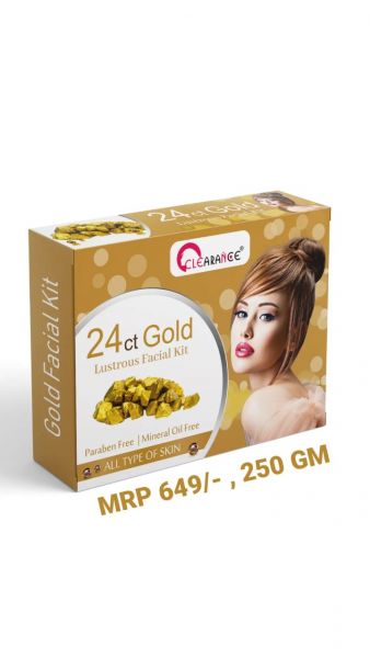 24K gold facial kit 