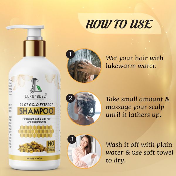 24K Gold shampoo