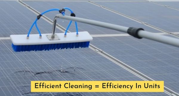 Solar Cleaning Brush