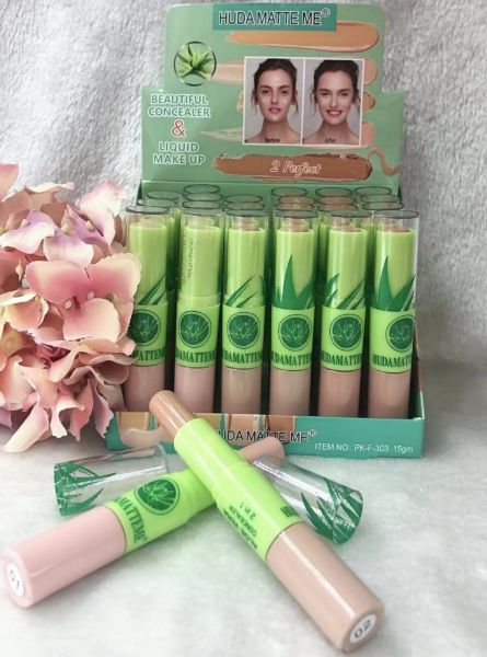 Huda matte me concealer stick+liquid 