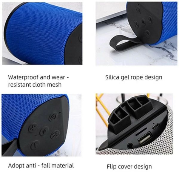 Portable Wirless Round Speaker super Bass 