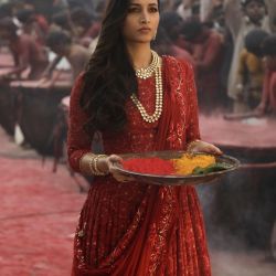 Lehenga Choli KGF movie Srinidhi shetty style