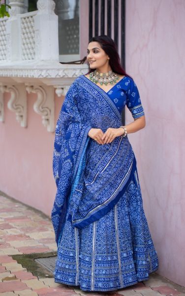 Bandhani Lehenga choli 