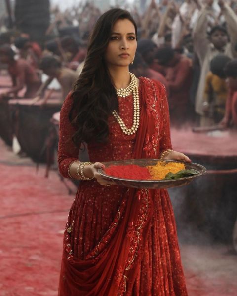 Lehenga Choli KGF movie Srinidhi shetty style