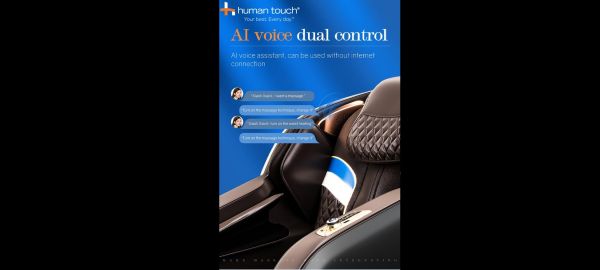 Massage chair 4d with voice control