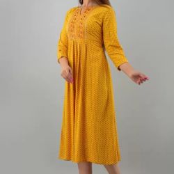 Buti print gown