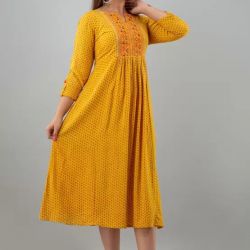 Buti print gown
