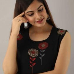 Froral print gown tayp kurtis m 