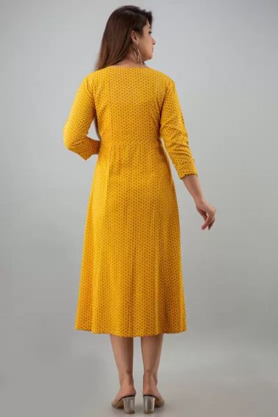 Buti print gown