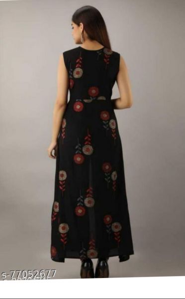 Froral print gown tayp kurtis m 