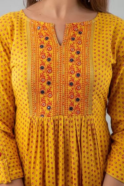 Buti print gown