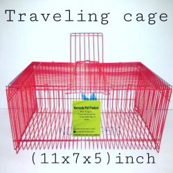 Birds carry cage