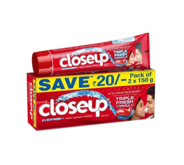 Closeup Ever Fresh Red Hot Gel Toothpaste (Pack Of 2) Rs 20 Off
